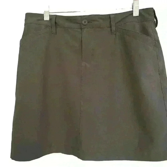 Eddie Bauer Women's Adventurer 2.0 Skort Size 10 Grey Performance Hiking Outdoor - Picture 7 of 12